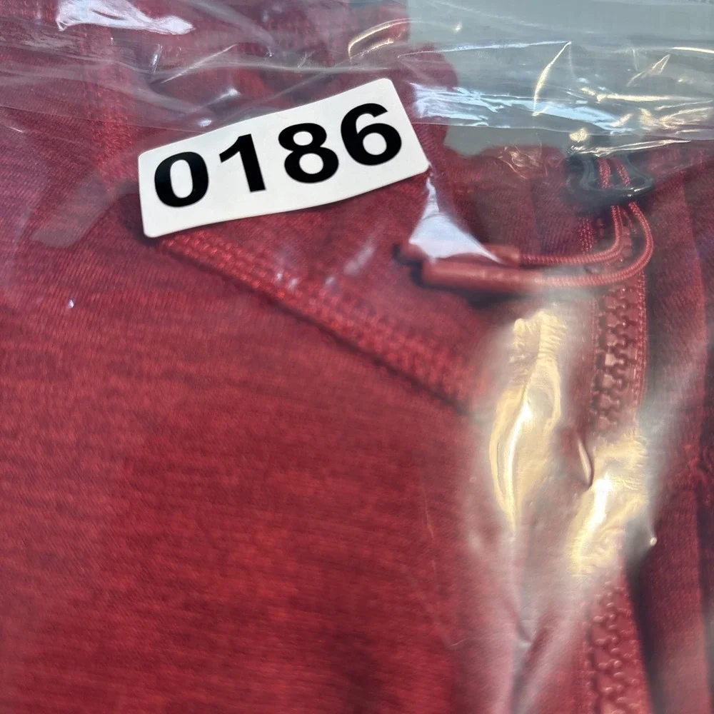 The North Face Borod 1/4 Zip Fleece Pullover Red Heather NF0A3SO7 Mens XXL